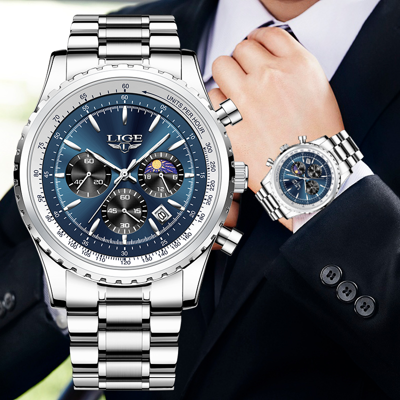 Zen Luxury Watch - Lige Merk Luxe Quartz Man Horloge