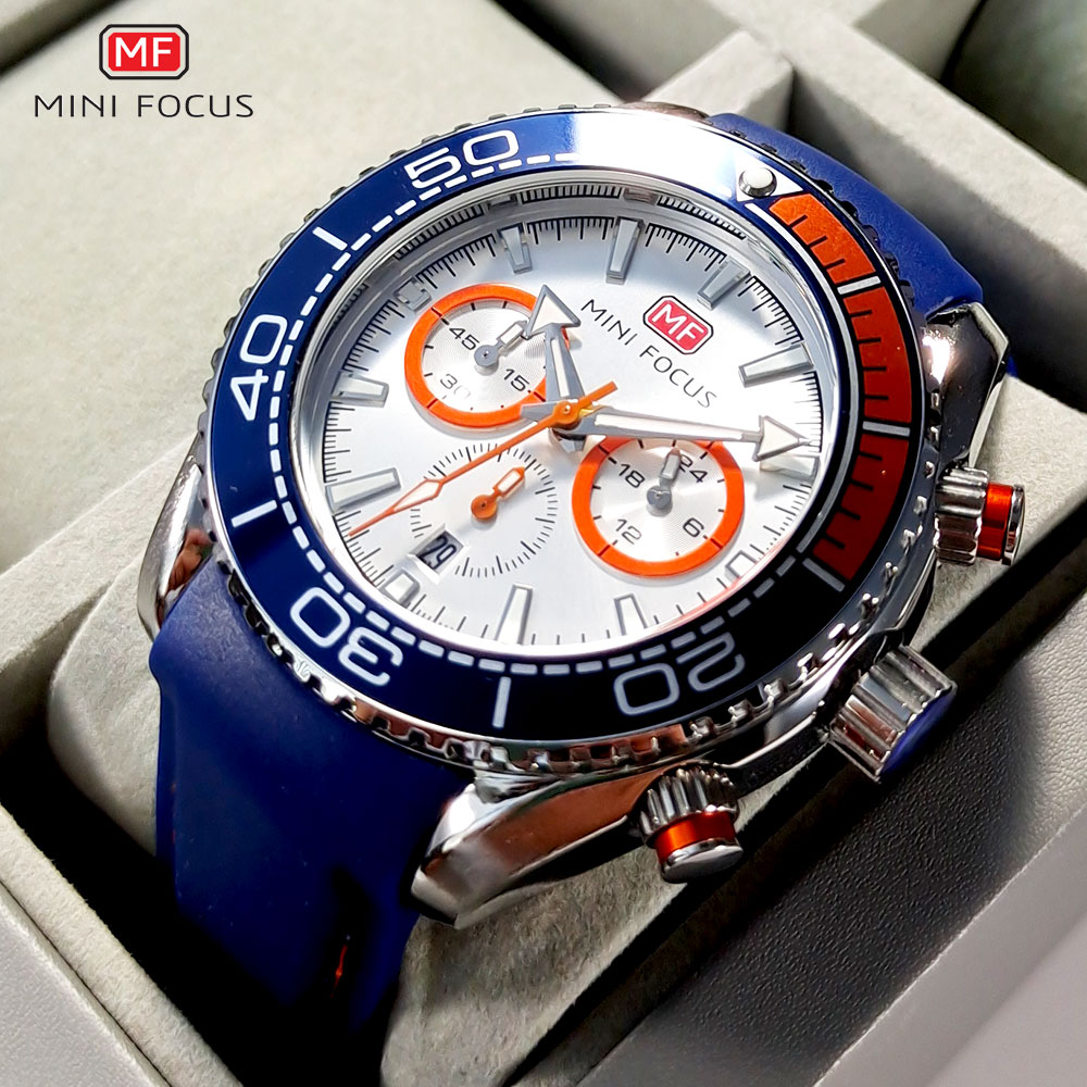 Open Heart Watch - Mini Focus Chronograaf Quartz Horloges Voor