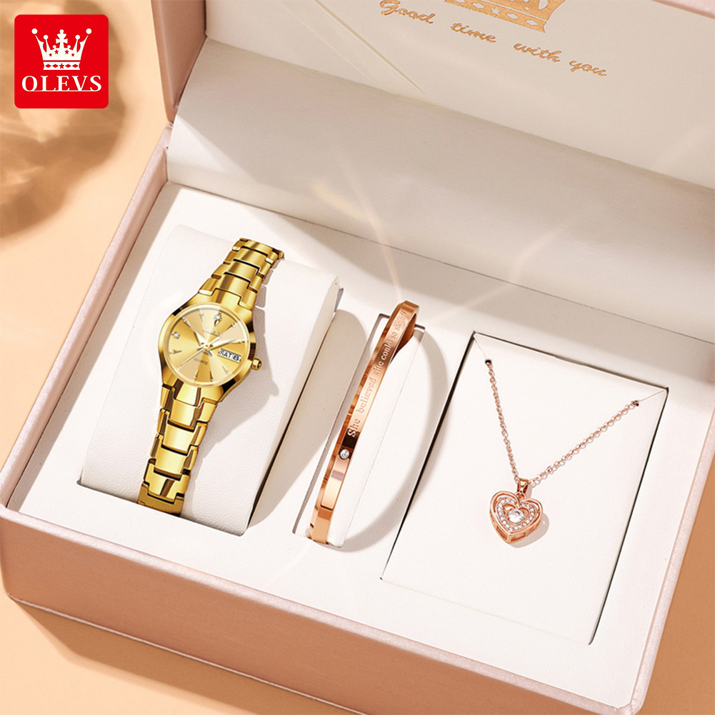 Luxury Watch Women - OLEVS Dameshorloge 8697 Luxe Elegante Quartz
