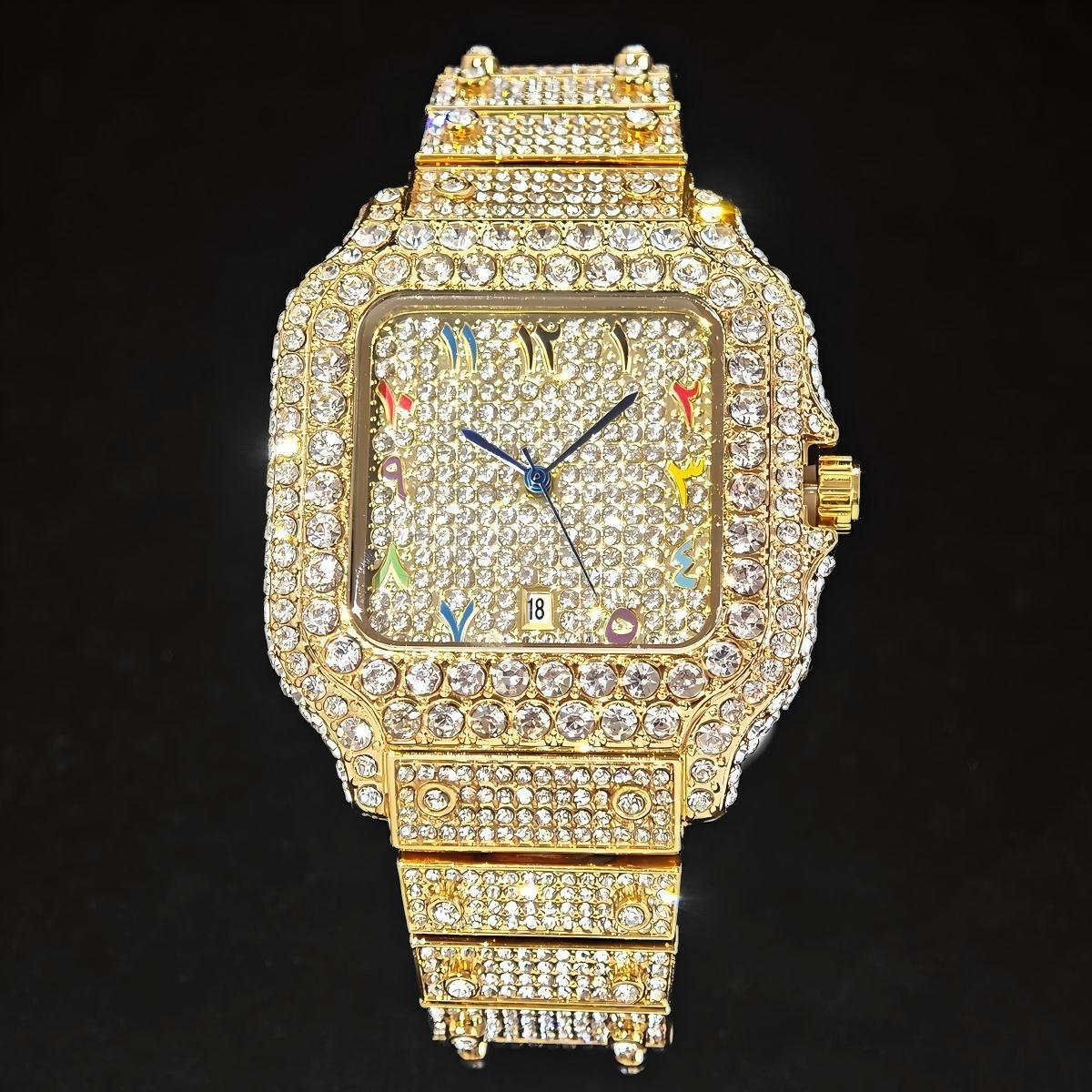Luxury Watch And Jewelry Brand - Hot Fashion UNIGUET Volledige Diamond Iced