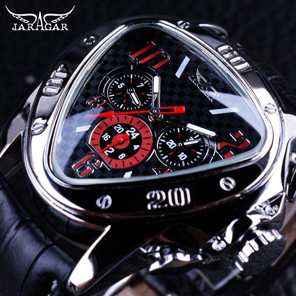 Watch Triangle Luxury - Jaragar Sport Racing Design Geometrische Driehoek