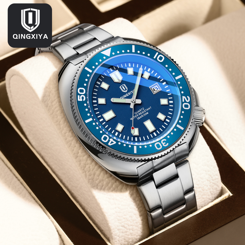 Zen Luxury Watch - QINGXIYA Merk Mode Klassieke Blauwe Quartz