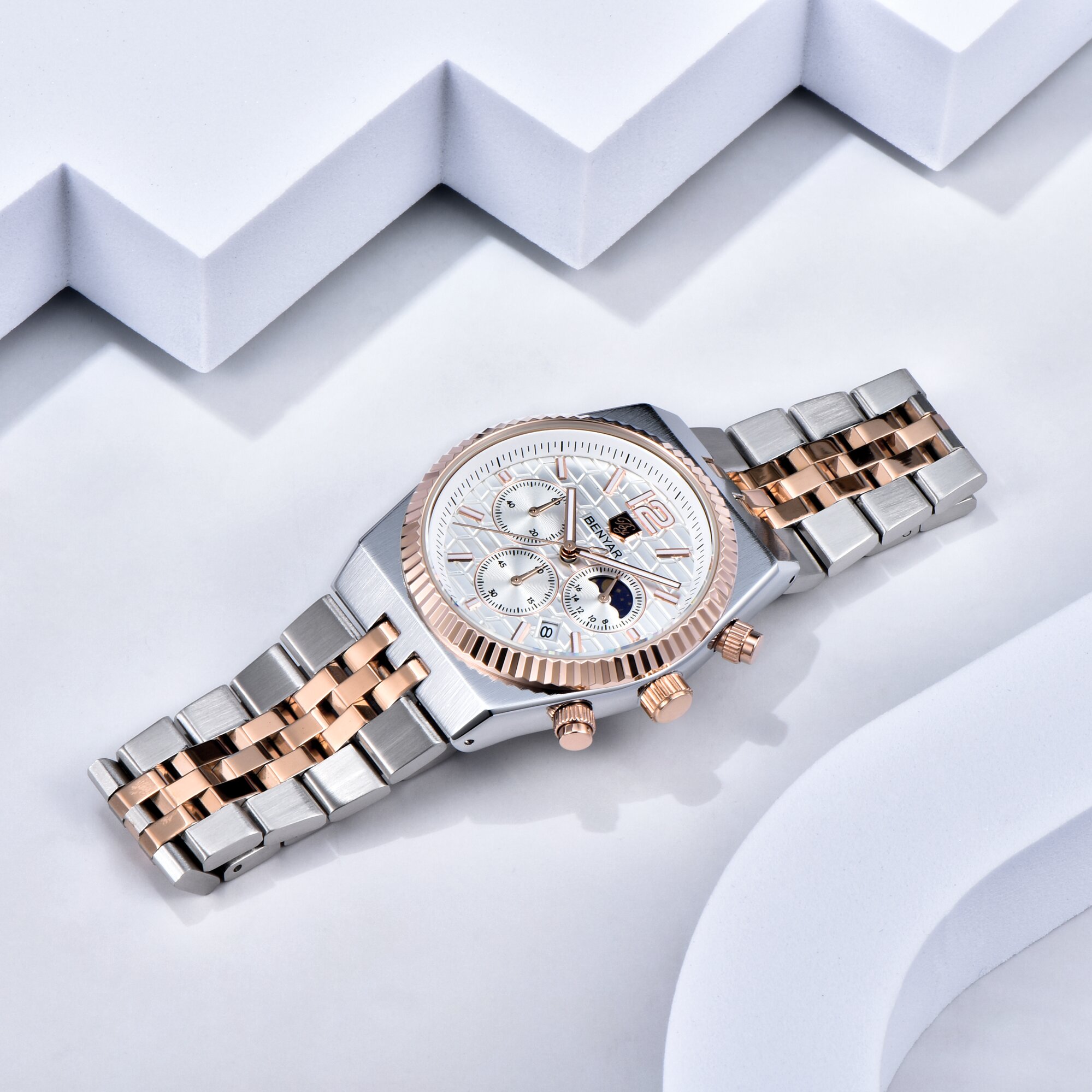 BENYAR Luxe Tweekleurige Heren - Luxury Watch Price recensie en prijs