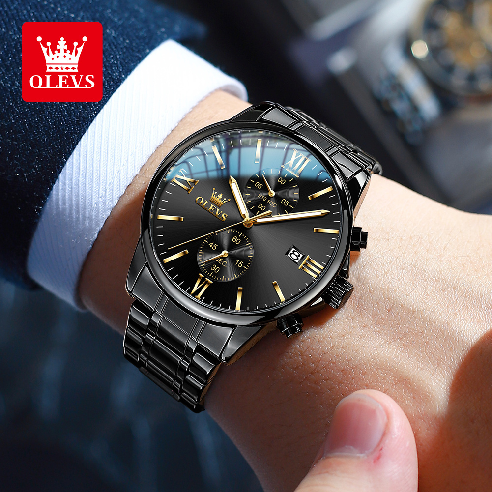 OLEVS 2886 Klassiek Zwart Quar - Zen Luxury Watch recensie en prijs