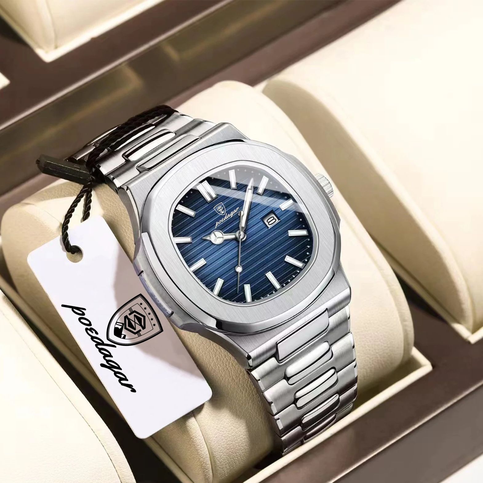 POEDAGAR Casual paarhorloge wa - Open Heart Watch recensie en prijs