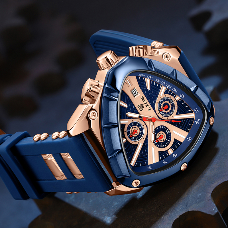 LIGE Luxe mode quartz herenhor - Watch Triangle Luxury recensie en prijs
