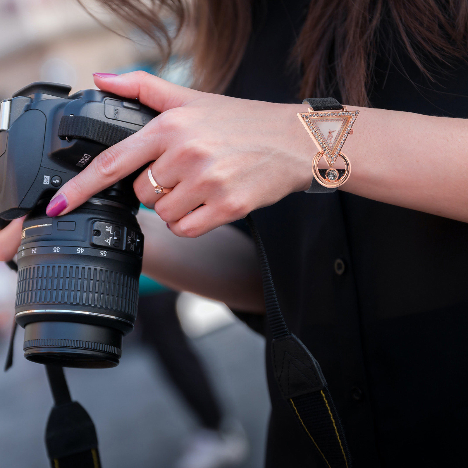 1 stuk dameshorloge met quartz - Watch Triangle Luxury recensie en prijs