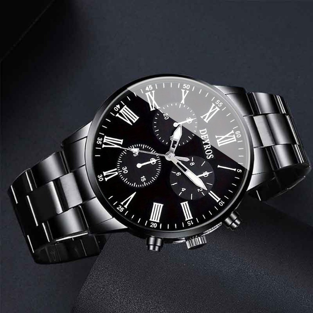 4-delige set herenhorloge en d - Watch Triangle Luxury recensie en prijs