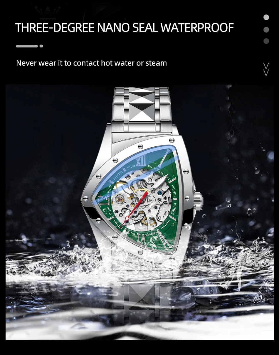 CHENXI Designer Luxe Mode Man  - Watch Triangle Luxury recensie en prijs