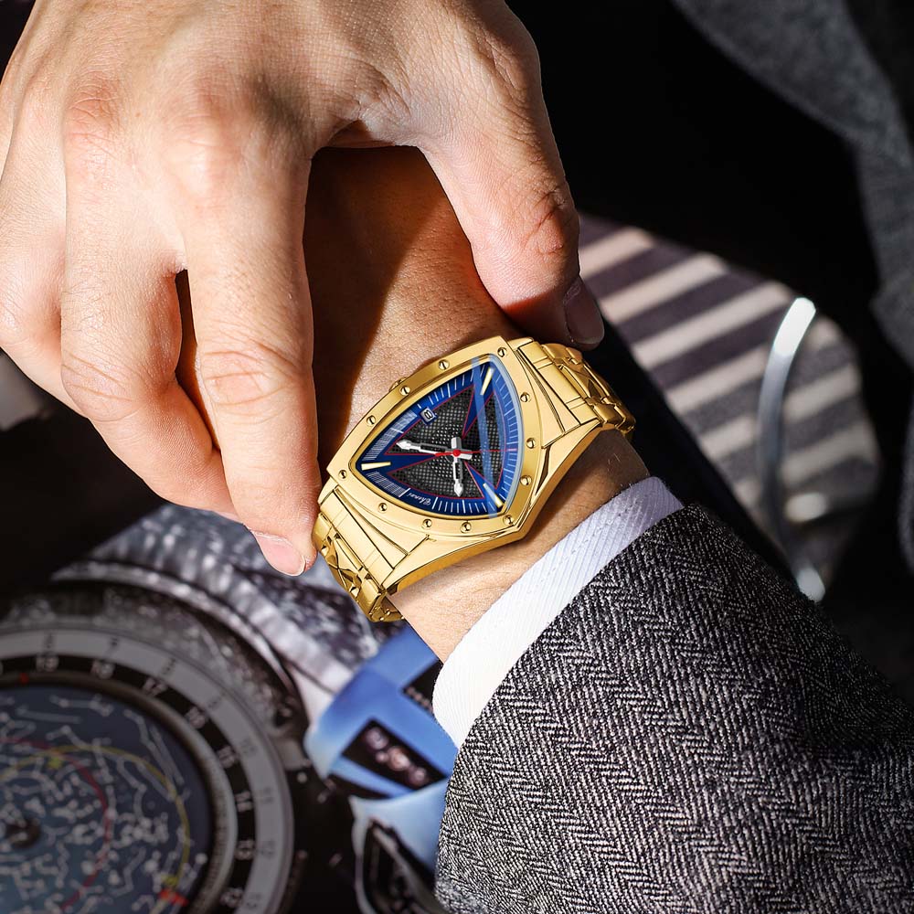 CHENXI Luxe heren Horloge Quar - Watch Triangle Luxury recensie en prijs