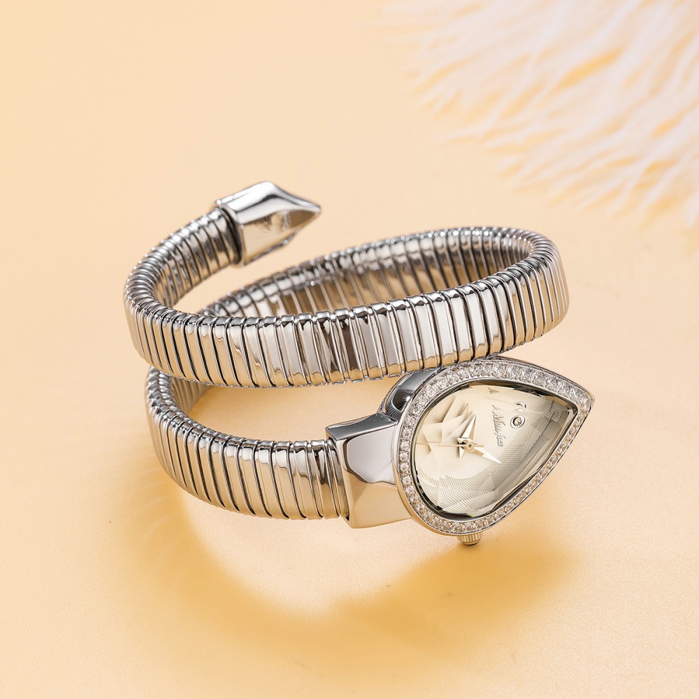 MISSFOX Slangvorm diamanten ho - Open Heart Watch recensie en prijs