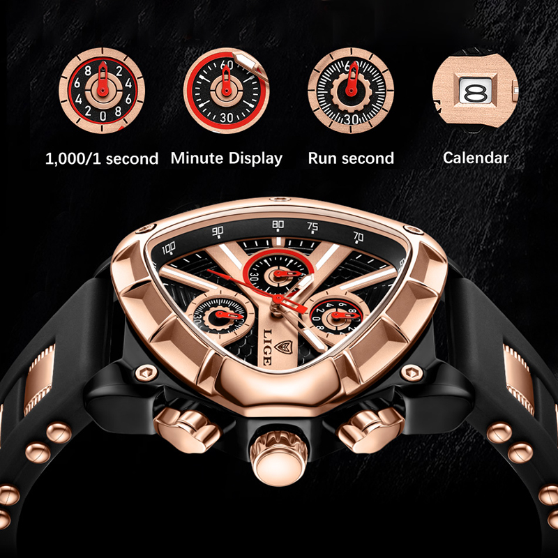 LUIK Mode Herenhorloge Driehoe - Watch Triangle Luxury recensie en prijs